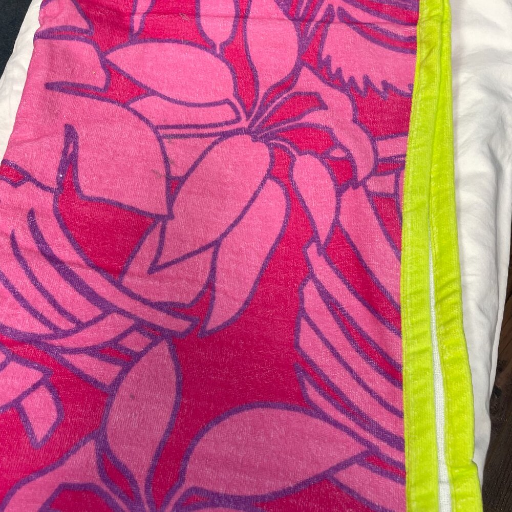 Lands' End Kids Printed Velour Beach Towel, NWT - Picture 3 of 3